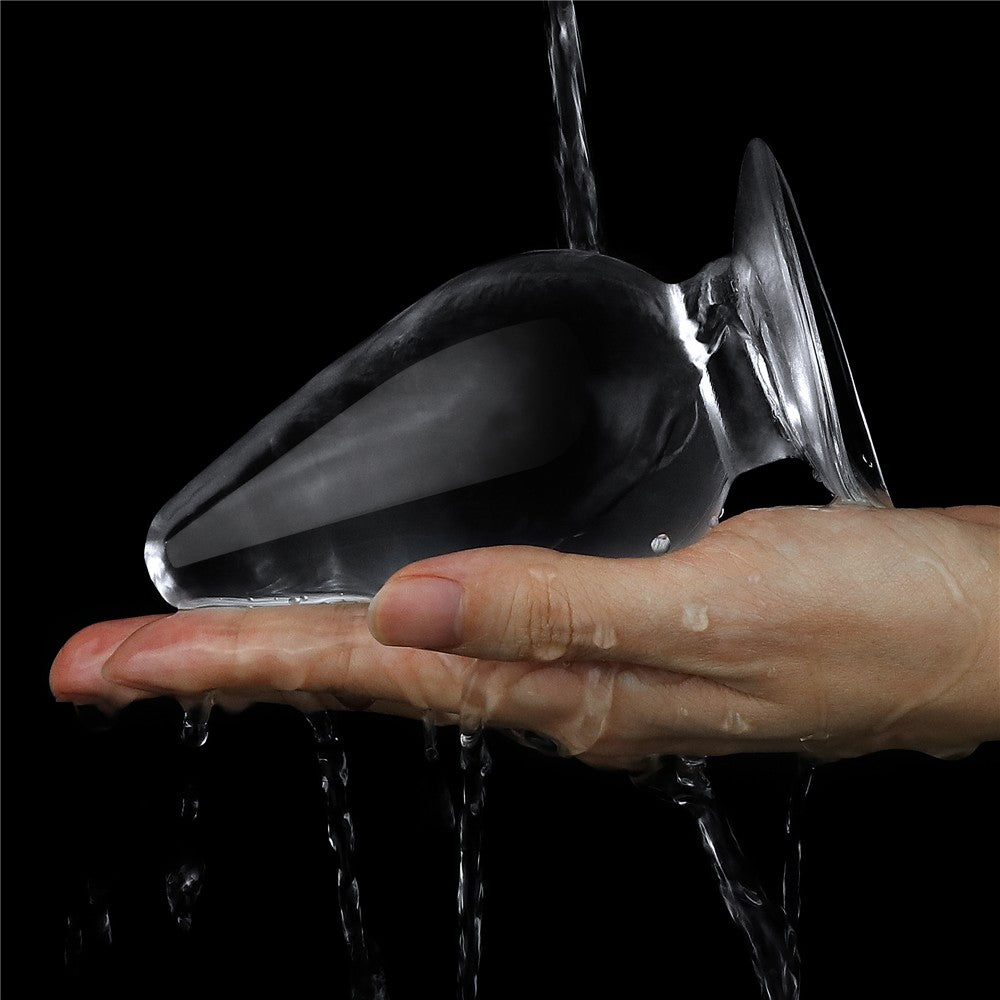 Flawless Clear Anal Plug 4.5"