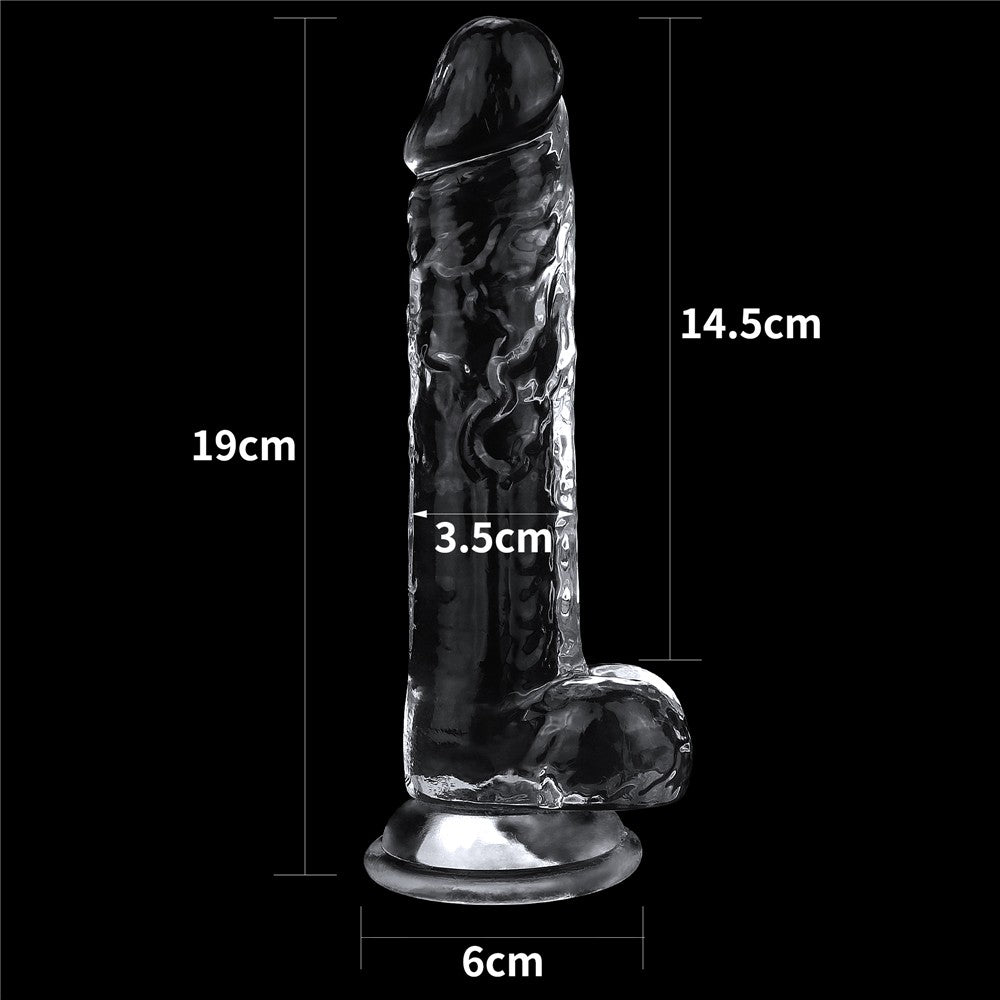Flawless Clear Dildo 7.5"