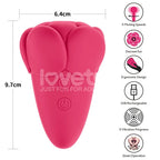Flicker Rechargeable Vibrator (Rose Red)