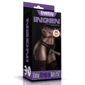 Easy Strapon Set 7.5'' Black (Dildo: 20 cm.&Phi;4 cm)