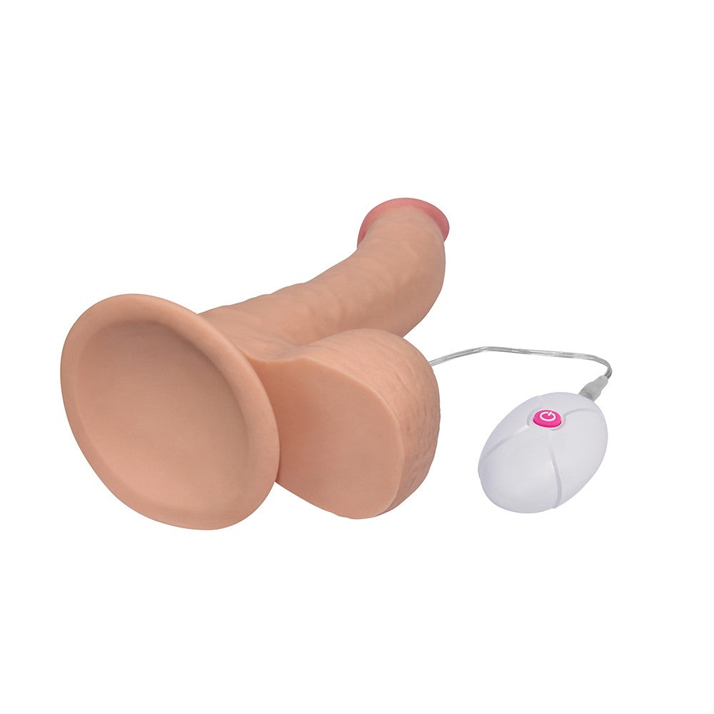 8.8" The Ultra Soft Dude Vibrating (Flesh, 20 cm.&Phi;4.5 cm)