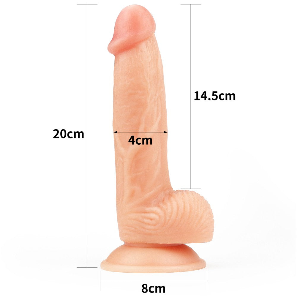 8" The Ultra Soft Dude (Flesh, 20 cm.&Phi;4 cm)