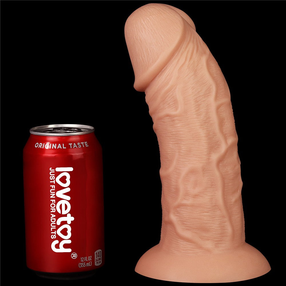 8.5" Realistic Curved Dildo