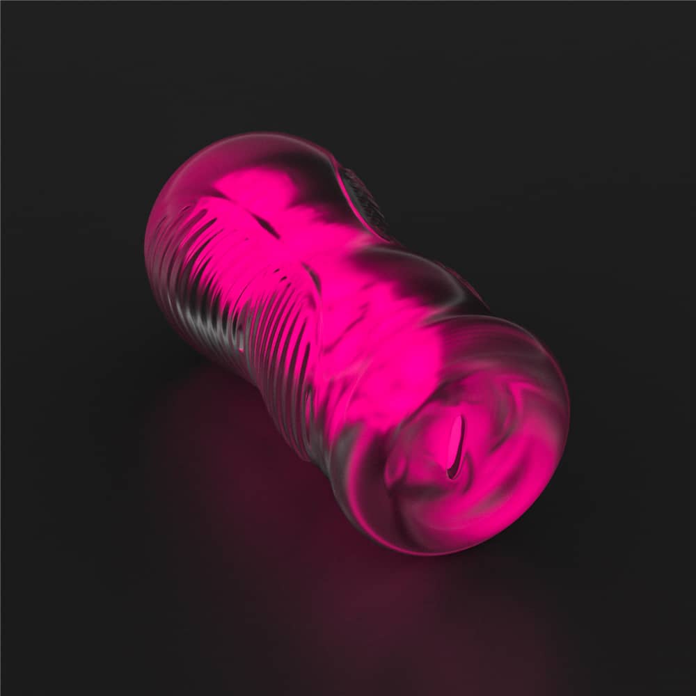 6.0'' Glow in the Dark Masturbator - Pink Glow