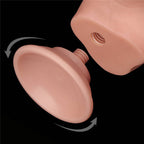 7.5'' Sliding Skin Dual Density Dildo Flesh (Φ3.6 cm)