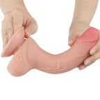 7.5'' Sliding Skin Dual Density Dildo Flesh (Φ3.5 cm)