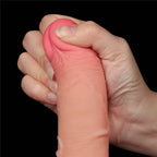 7.5'' Sliding Skin Dual Density Dildo Flesh (Φ3.5 cm)