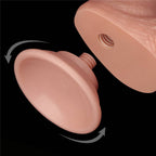 7.5'' Sliding Skin Dual Density Dildo Flesh (Φ3.5 cm)