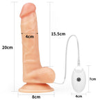 Vibrating Easy Strapon Set 7.5'' (20 cm × Φ4 cm Dildo)