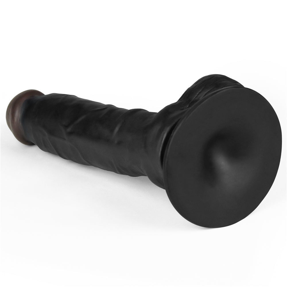 Easy Strapon Set 7.5'' Black (Dildo: 20 cm.&Phi;4 cm)