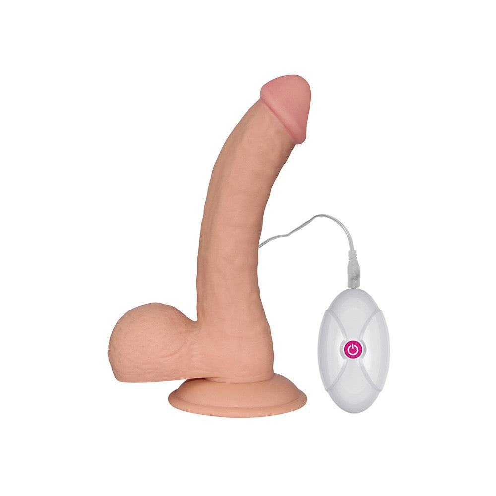 8.8" The Ultra Soft Dude Vibrating (Flesh, 20 cm.&Phi;4.5 cm)