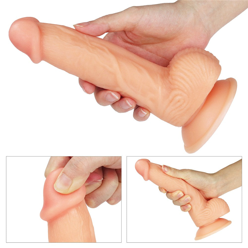 8" The Ultra Soft Dude (Flesh, 20 cm.&Phi;4 cm)