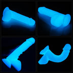 8.0'' Glow in the Dark Silicone Dildo (Φ4 cm)