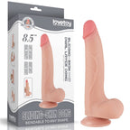 8.5'' Sliding Skin Dual Density Dildo Flesh (Φ4 cm)