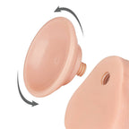 8.5'' Sliding Skin Dual Density Dildo Flesh (Φ4 cm)