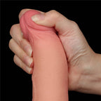 8.5'' Sliding Skin Dual Density Dildo Flesh (Φ4 cm)
