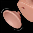8.5'' Sliding Skin Dual Density Dildo Flesh (Φ4 cm)