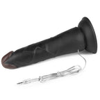 Vibrating Easy Strapon Set 7.5'' Black (19 cm × Φ5 cm Dildo)