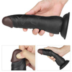Vibrating Easy Strapon Set 7.5'' Black (19 cm × Φ5 cm Dildo)
