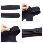 Vibrating Easy Strapon Set 7.5'' Black (19 cm × Φ5 cm Dildo)
