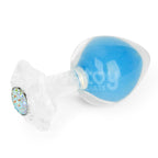 Gemoria Silicone Butt Plug (Glow-In-The-Dark, Blue)