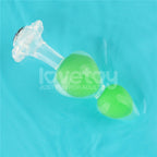 Gemoria Silicone Butt Plug (Glow-In-The-Dark, Green)