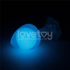 Gemoria Silicone Butt Plug (Glow-In-The-Dark, Blue)