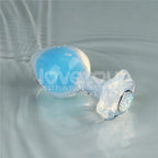 Gemoria Silicone Butt Plug (Glow-In-The-Dark, Blue)
