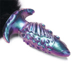MystiTail Silicone Anal Plug with 14" Tail (12 cm Plug)