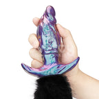 MystiTail Silicone Anal Plug with 14" Tail (14 cm Plug)