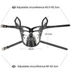 Rebellion Reign Howl Pup Mask (Black & White)