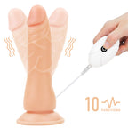 Vibrating Easy Strapon Set 7.5'' (19 cm × Φ5 cm Dildo)