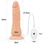 Vibrating Easy Strapon Set 7.5'' (19 cm × Φ5 cm Dildo)