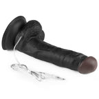 Vibrating Easy Strapon Set 7.5'' Black (20 cm × Φ4 cm Dildo)