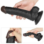 Vibrating Easy Strapon Set 7.5'' Black (20 cm × Φ4 cm Dildo)