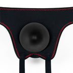 Vibrating Easy Strapon Set 7.5'' Black (20 cm × Φ4 cm Dildo)