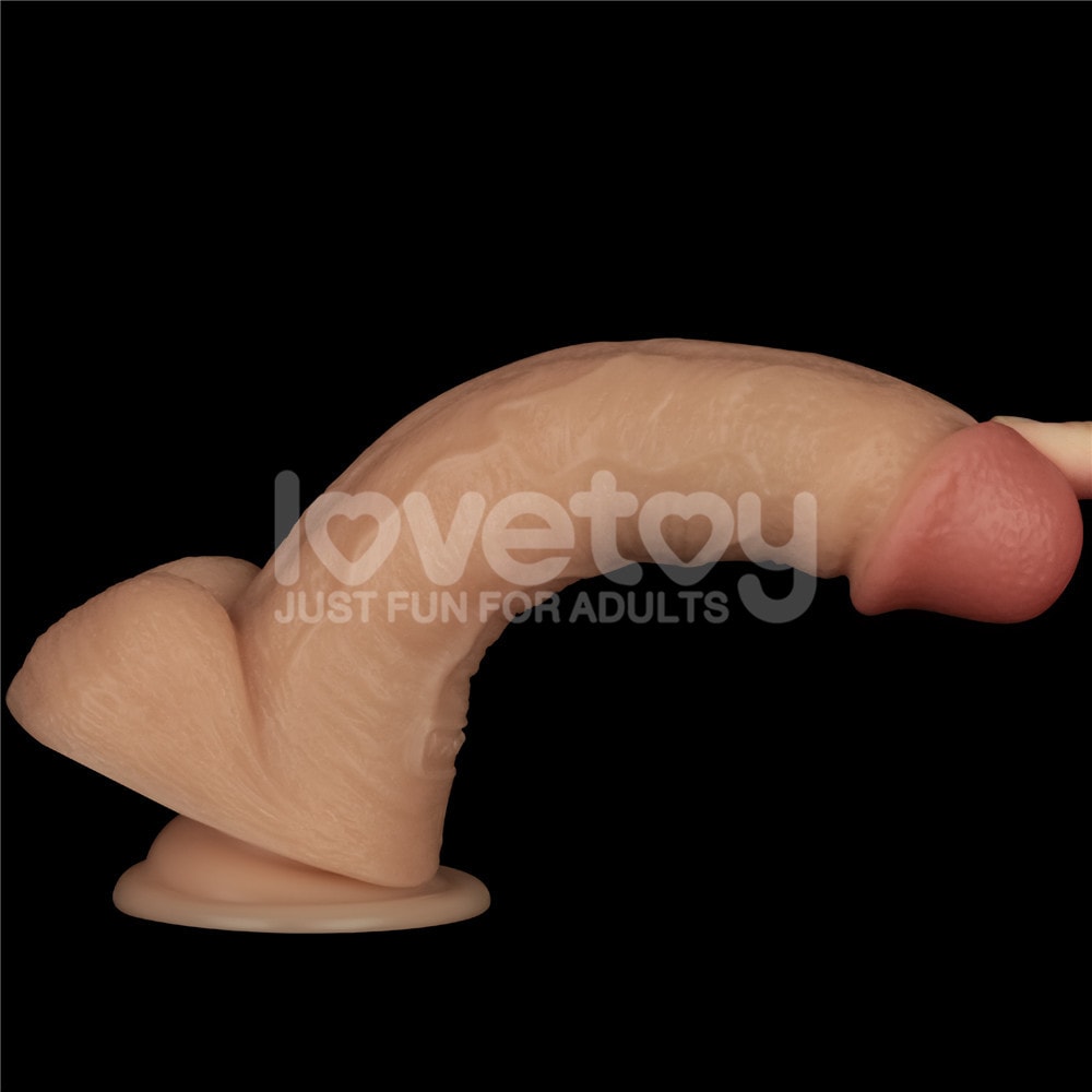 Vibrating Enhanced Strap on Set 8'' XS/S/M (Flesh)