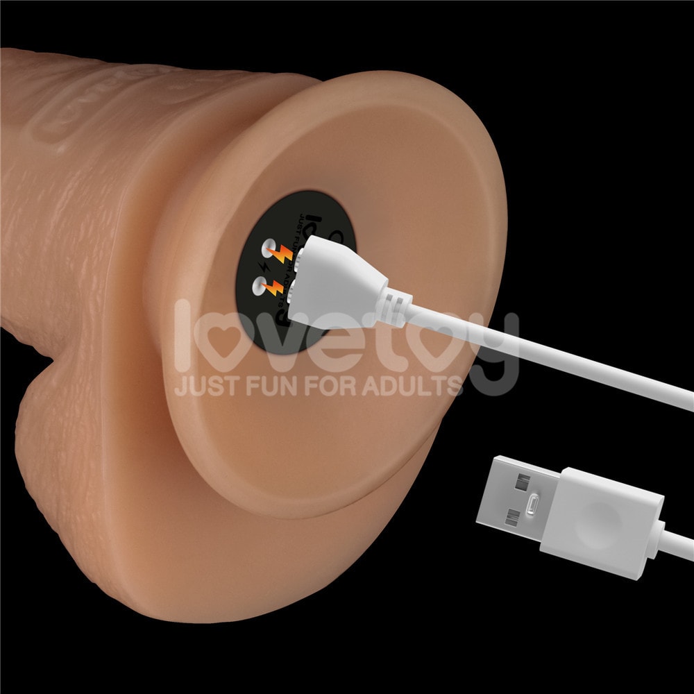 Vibrating Enhanced Strap on Set 8'' XS/S/M (Flesh)