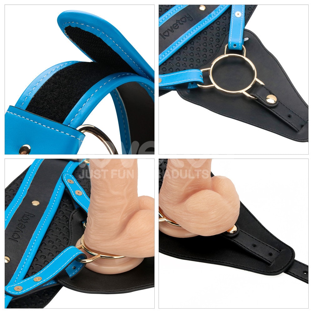 Vibrating Enhanced Strap on Set 8'' XS/S/M (Flesh)