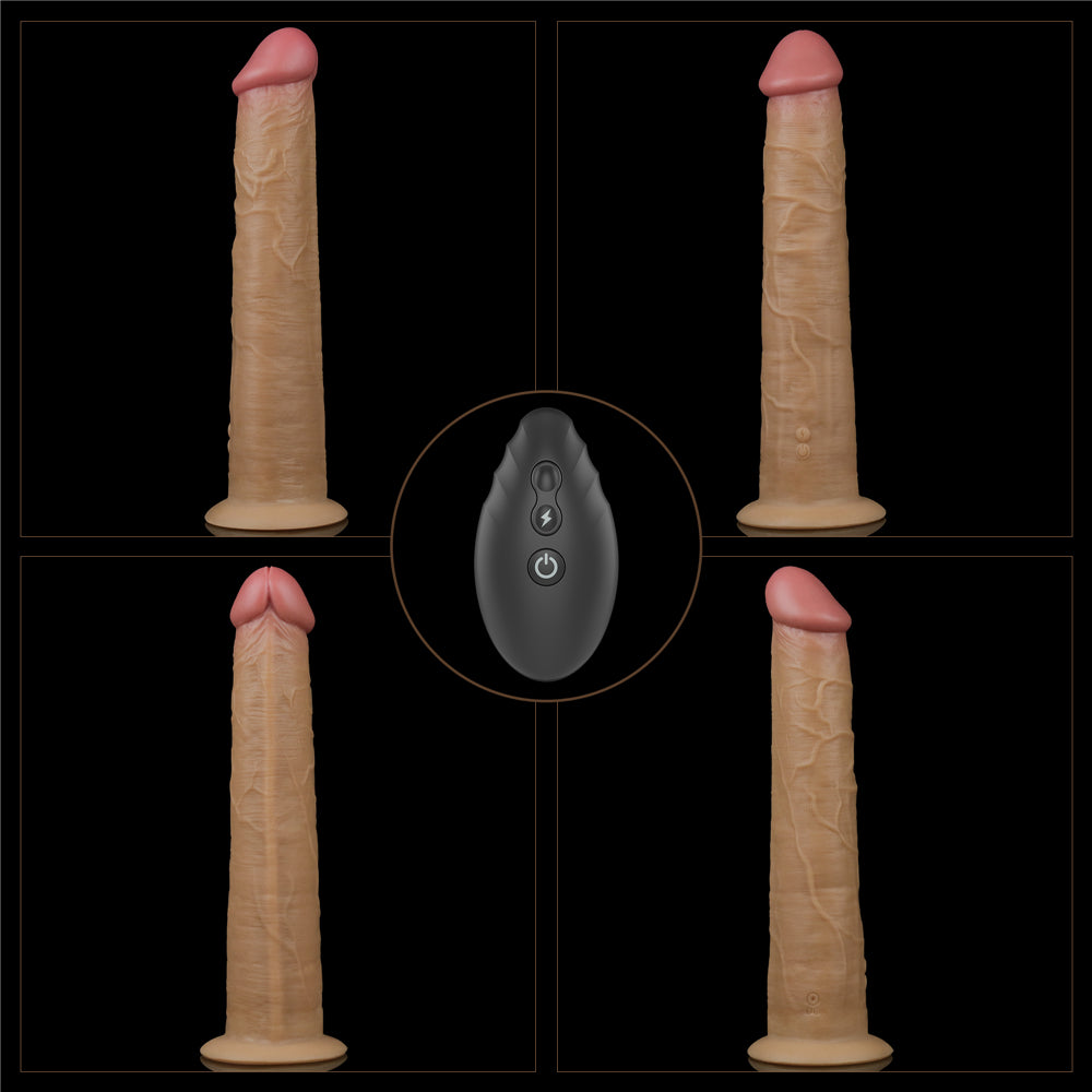 10'' Dual Layered Platinum Silicone Rotator
