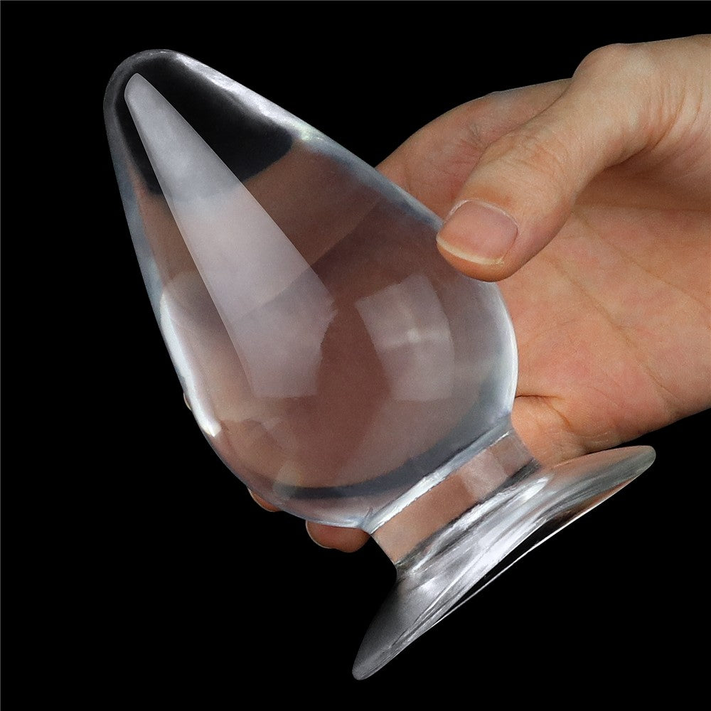 Flawless Clear Anal Plug 4.5"