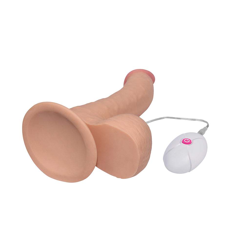 8.8" The Ultra Soft Dude Vibrating (Flesh, 20 cm.&Phi;5.0 cm)