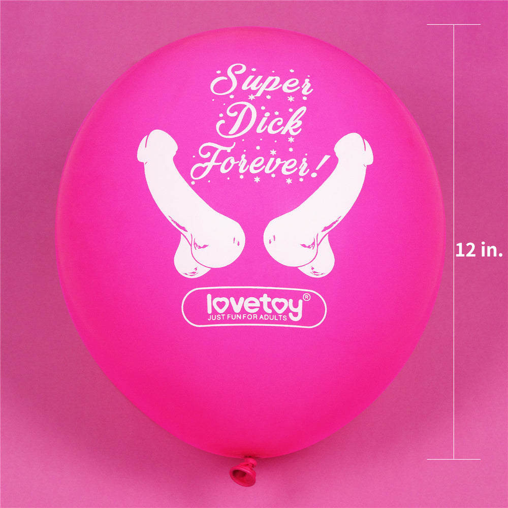 Super Dick Forever Bachelorette Balloons(Pack of 7)