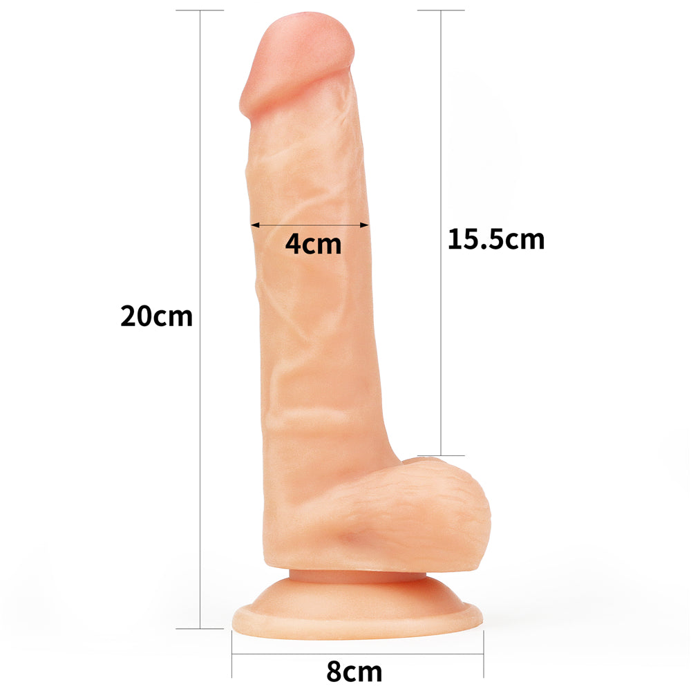 8" The Ultra Soft Dude (Flesh, 20 cm.&Phi;4 cm)
