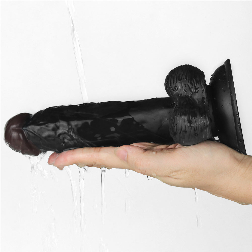 Easy Strapon Set 7.5'' Black (Dildo: 20 cm.&Phi;4 cm)
