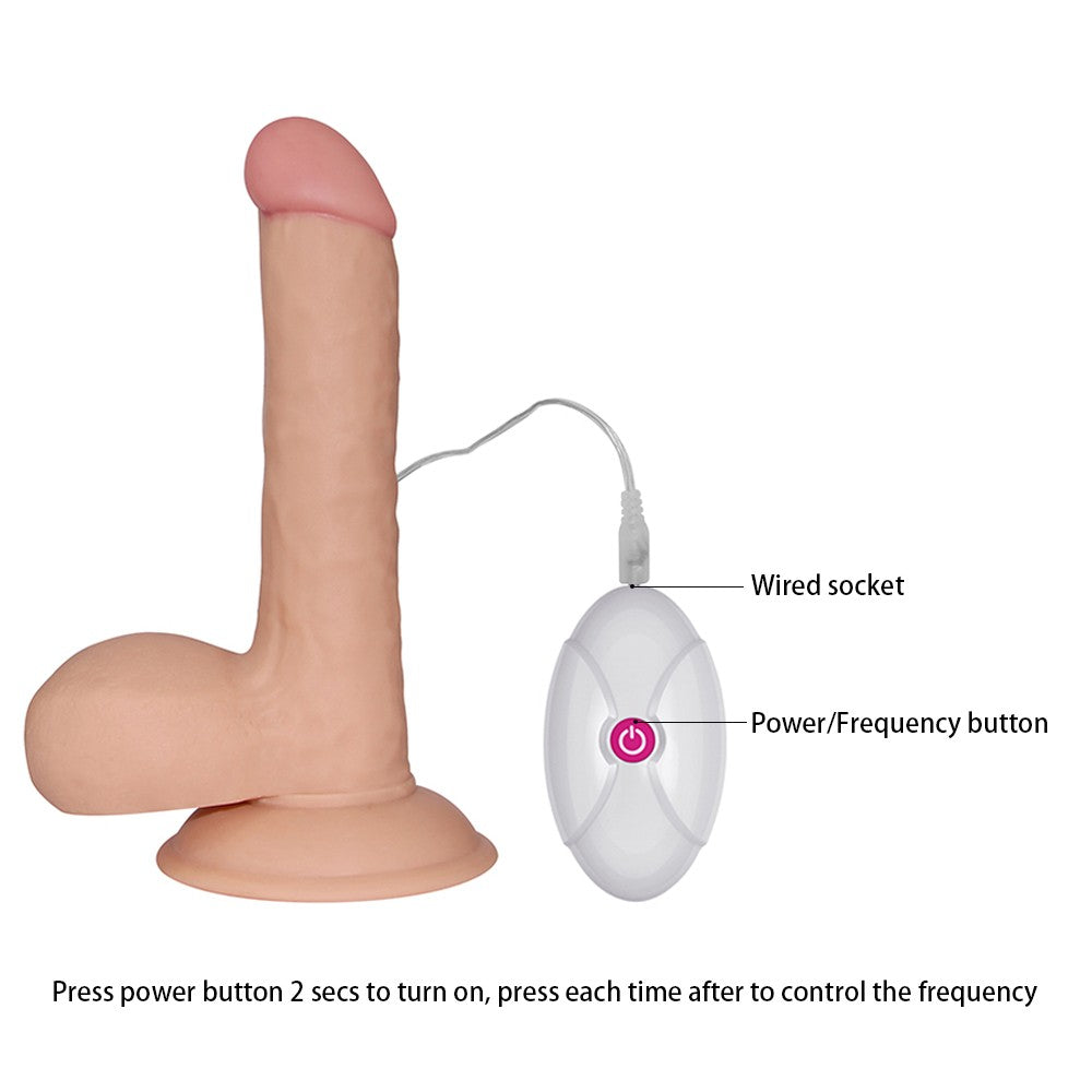 7.5" The Ultra Soft Dude Vibrating